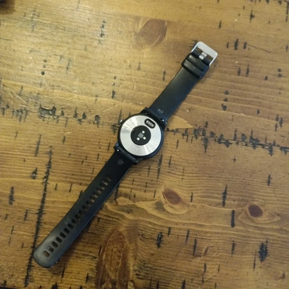 Garmin vivoactive 3 GPS Smartwatch Black Silver Stainless Bezel fb